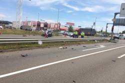 prometna nesreča Tržaška cesta