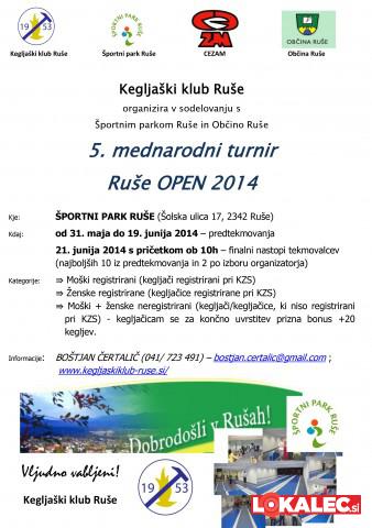 Plakat Ruše OPEN 2014