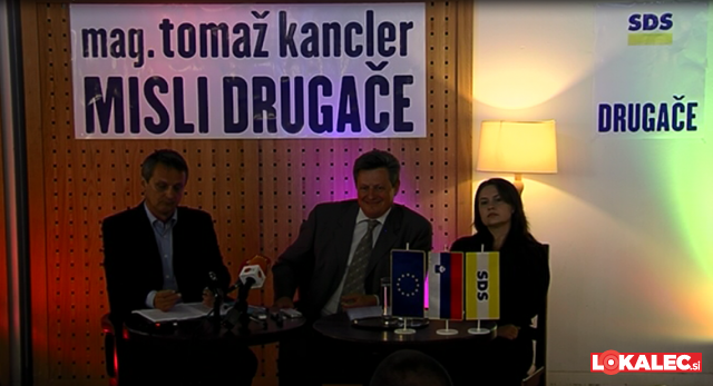 Tomaž Kancler (SDS), Gregor Pivec (SDS), Katja Medved (SDS)