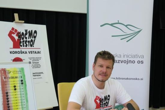 koordinator Mladinske iniciative Aljaž Verhovnik, foto: STA