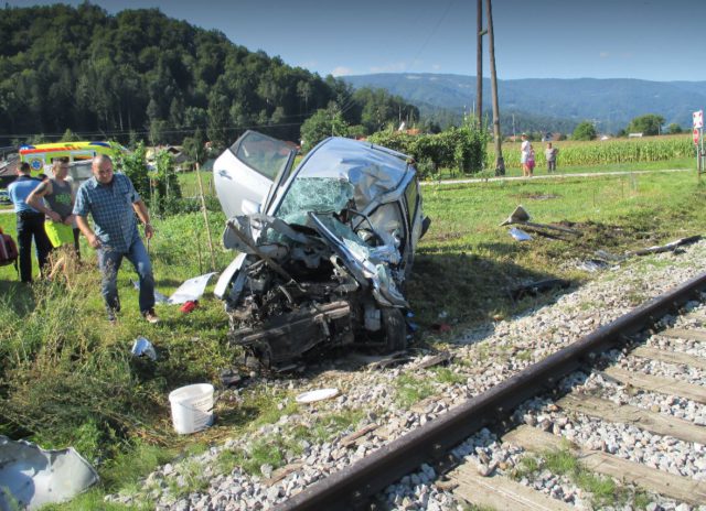 Prometna nesreča v Bistrici ob Dravi, vir: GB Maribor