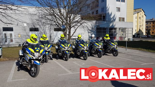 Policisti so se odpravili na t.i. kondicijsko vožnjo po Sloveniji